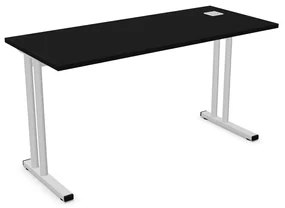 Biurko EASY SPACE C-LEG RC 140x60cm czarne grafitowe NOWY STYL