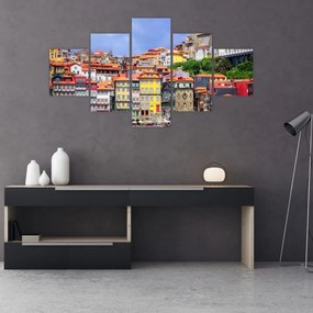 Obraz - Ribeira, Portugalia (125x70 cm)