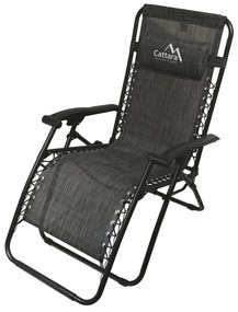 Cattara 13520 Składany leżak Alicante,antracytowy, 150 x 66 cm