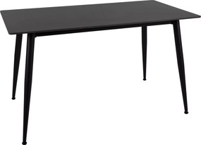 Stół jadalniany RION 130x70 cm z ceramicznym blatem, czarny marmur