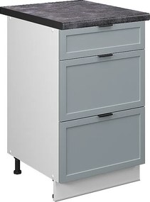 Szafka dolna do kuchni jasnoniebiesko-szary 50x60x82 fame-line