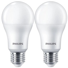 ZESTAW 2x LED Żarówka Philips A67 E27/13W/230V 4000K