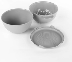 Miska z durszlakiem i pokrywką, Ø 24 cm