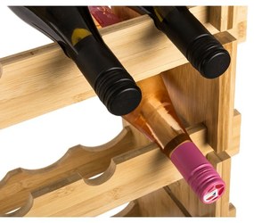 G21 Bambusowy regał na wino, 72 butelki