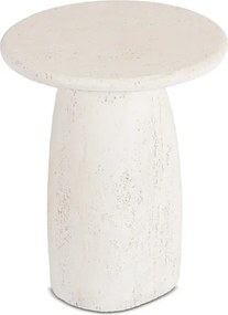 Stolik Kawowy REES 49 cm Krem/Beż Japandi