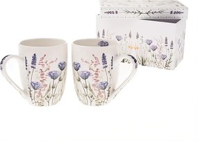 Białe porcelanowe kubki zestaw 2 szt. 350 ml – Dakls