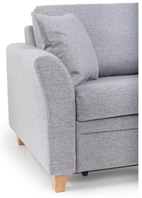 Jasnoszara rozkładana sofa Scandic Sonia