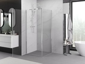 Mexen Exo kabina prysznicowa uchylna 85 x 85 cm, transparent, chrom - 817-085-085-01-00