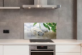 Szklany Panel Krystaliczny Plusk Wody