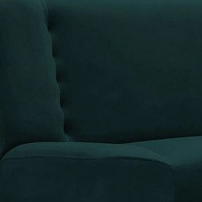 Sofa z Funkcją Spania PIANO Rozkładana Wersalka Dwuosobowa Zielona Nowoczesna do Salonu