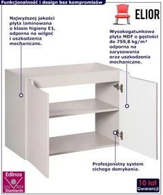 Kaszmirowa szafka łazienkowa z szufladami Larosa 6X