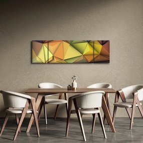 Obraz - Wielokątna abstrakcja 3D (170x50 cm)