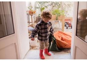 Zielony/pomarańczowy dziecięcy worek do siedzenia Cathy the Carrot – Lorena Canals