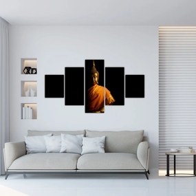 Obraz - Posąg Złotego Buddy (125x70 cm)
