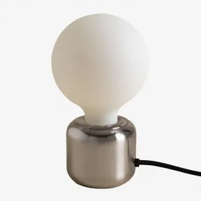 Metalowa Lampa Stołowa Seykan ↑8 Cm - Sklum