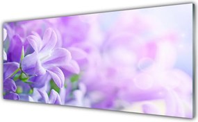 Szkło do Kuchni na Ścianę Wykwintny Ogród Kwiatowy