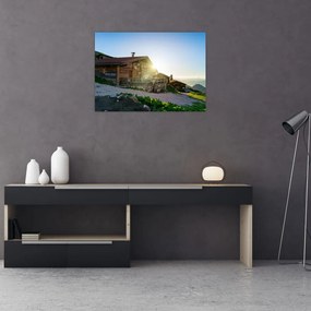 Obraz - Poranek w Alpach, Tyrol (70x50 cm)