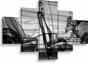 Obraz - Model samochodu 3D (125x70 cm)