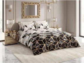 PrzytulneMieszkanie.pl PrzytulneMieszkanie.pl Bawełniana pościel ATHENA POLY czarna Rozmiar pościeli: 70 x 90 cm | 140 x 220 cm