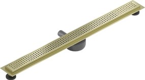 Mexen Flat 360° M08 odpływ liniowy obrotowy 80 cm, złoty szczotkowany - 1A25080-40