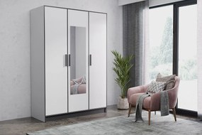 Szafa trzydrzwiowa ROJ 3D Biały
