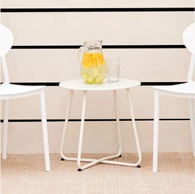 Stolik kawowy 44,5x44,5x44,5 cm biały