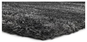 Antracytowy dywan 80x150 cm Aloe Liso – Universal