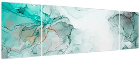 Obraz - Atramentowa abstraakcja 2 (170x50 cm)