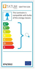 Lampa wisząca w biało-złotym kolorze ze szklanym kloszem ø 55 cm Gondol – Opviq lights