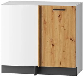 Szafka kuchenna narożna z jednym frontem dąb artisan W5-S73