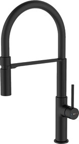 Magneto Bateria zlewozmywakowa z główką prysznicową czarny - Essebagno