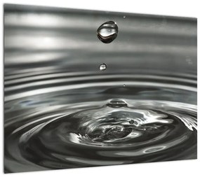 Obraz kropli wody (70x50 cm)