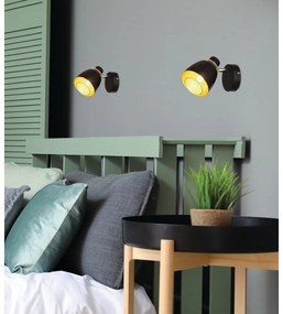 Czarny kinkiet Aleksandria – Candellux Lighting