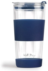 Niebieski kubek termiczny 600 ml Fuori – Vialli Design