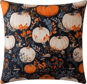 Poszewka na poduszkę z mikrofibry MAGIC PUMPKIN 45x45 cm, kolorowa