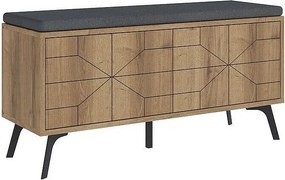 Szafka na buty Dune Bench z 4 drzwiami - Praktyczne i eleganckie przechowywanie dla Twojego wejścia