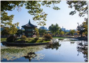 Foto obraz szklany Korea Południowa