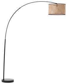 Brilliant - Lampa stojąca WILEY 1xE27/60W/230V czarna/beżowa