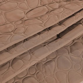 Jasnobrązowa narzuta na łóżko STONE Rozmiar: 200 x 220 cm
