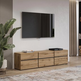 Szafka RTV INCROCIO - Dąb wotan / 180 cm