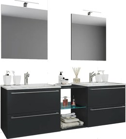 Umywalka 3-częściowa Badinos XXL