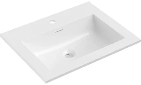 Mexen Otis umywalka wpuszczana w blat 61 x 46,5 cm, biała połysk - 25186000