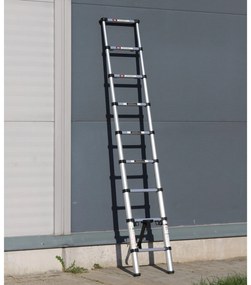 Teleskopowa drabina aluminiowa PROFI, 2,65 m, 9 szczebli