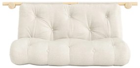 Lniana rozkładana sofa w naturalnym kolorze 135 cm Hooked – Karup Design
