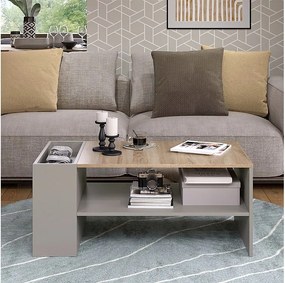 Stolik kawowy szary 100x55x42 wido