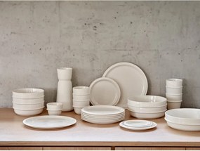 Kremowa porcelanowa miska na zupę 600 ml Eau – Zone