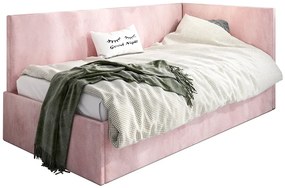 Różowy tapczan młodzieżowy M2-R13