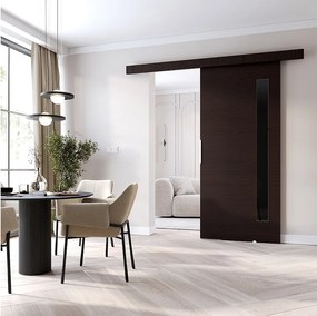 MINIO go for it, Drzwi przesuwne wewnętrzne CLEAN G 86 cm  w kolorze wenge