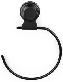 Czarny samoprzylepny uchwyt na ręczniki Compactor Bestlock Black Belt And Towel Support