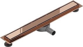 Mexen Flat 360° M13 odpływ liniowy obrotowy 2w1 50 cm, różowe złoto - 1610050-40